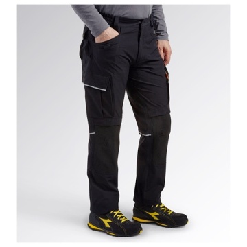 Pantaloni de lucru rezistenti Tech performance negru Diadora Utility