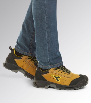 Pantofi de protectie piele Diadora Classic S1P SRC maro - Img 4