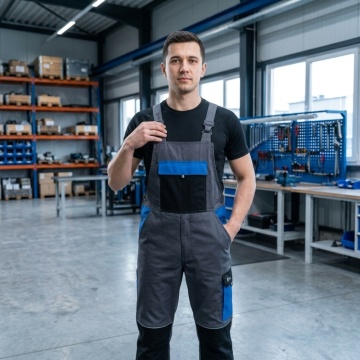 Salopeta cu pieptar vara confortabila barbati CXS | Best Seller - Img 2
