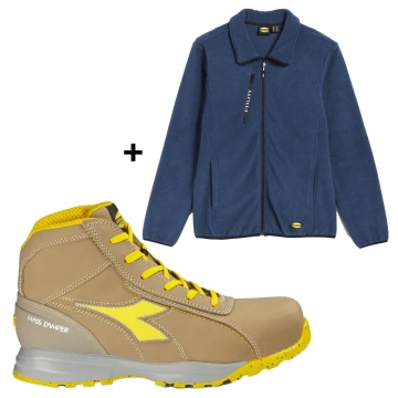 Set de lucru toamna Diadora: Jacheta Fleece + Bocanci S3
