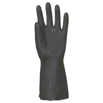 10x Manusi de protectie antichimice din policloropren-cauciuc
