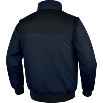 Jacheta Bomber calduroasa cu maneci detasabile Delta Plus | Bluemarin-Negru - Img 3