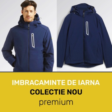 Jachetă Softshell de Iarnă | Rezistentă la Apă și Vânt Diadora albastru inchis - Img 2