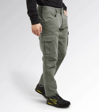 Pantaloni de lucru Cargo Diadora gri Stretch