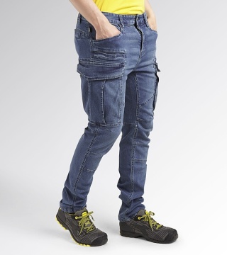 Pantaloni lucru blugi stretch Diadora Cargo | Best Seller