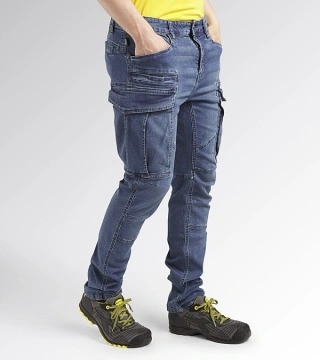 Pantaloni lucru blugi stretch Diadora Cargo | Best Seller