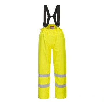 Pantaloni reflectorizanti captusiti, impermeabili, antistatic si ignifug Portwest