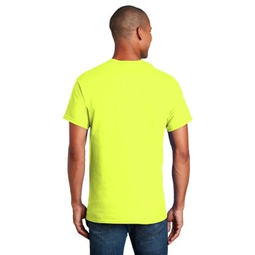 Tricou de lucru galben Neon pentru vizibilitate - Img 2