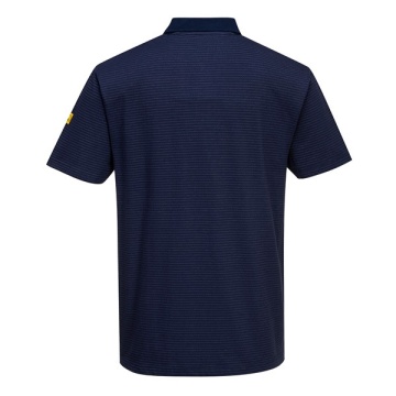 Tricou polo antistatic ESD usor si confortabil, bleumarin Portwest - Img 2