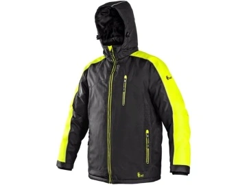 Geaca de lucru iarna barbati CXS SIRIUS, negru-HV Galben