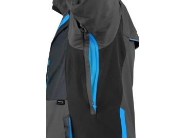 Jacheta de lucru elastica si rezistenta cu cordura, gri-neagra| CXS NAOS - Img 3