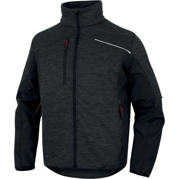 Jacheta polar si softshell rezistenta Delta Plus | Gri-Negru