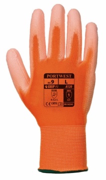 Manusi protectie nailon imersate poliuretan portocaliu Portwest
