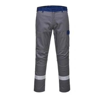 Pantaloni de lucru ignifug Bizflame Ultra rezistenti gri Portwest