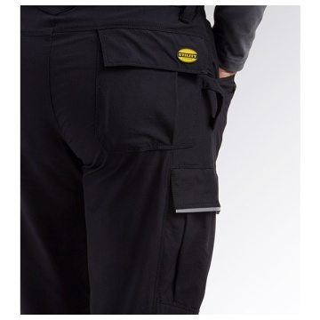 Pantaloni de lucru rezistenti Tech performance negru Diadora Utility - Img 4