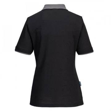 Tricou polo dama bumbac si poliester Portwest HiVis S/S PW2 - Img 2