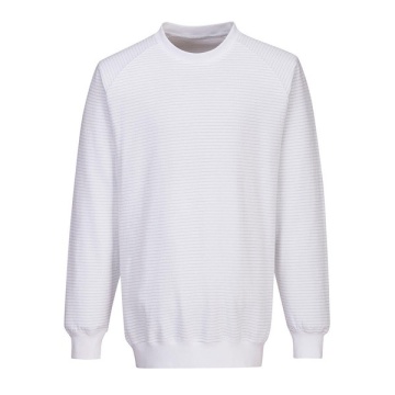 Bluza antistatica ESD, confortabila, alba Portwest
