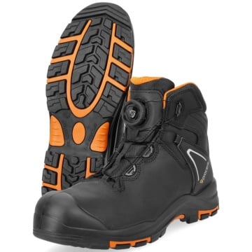 Bocanci de protectie din piele S3 cu inchidere rapida - Img 4