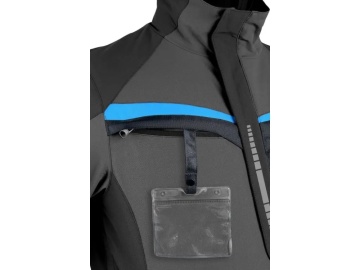 Jacheta de lucru elastica si rezistenta cu cordura, gri-neagra| CXS NAOS - Img 4