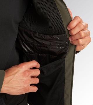 Jachetă softshell de lucru rezistentă la apă, cu căptușeală ușoară Diadora Freedom - Img 2