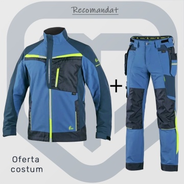 Ofertă Costum de Lucru Bărbați – Pantaloni și Jachetă Elastici cu Cordura | CXS NAOS - Img 3