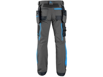Pantaloni de lucru barbati elastici cu cordura, gri-negru | CXS NAOS - Img 2