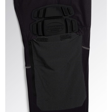 Pantaloni de lucru rezistenti Tech performance negru Diadora Utility - Img 5