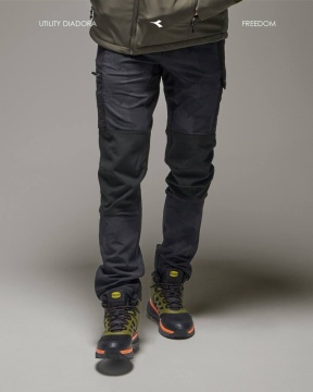 Pantaloni lucru elastici ripstop hidrofug Diadora Freedom