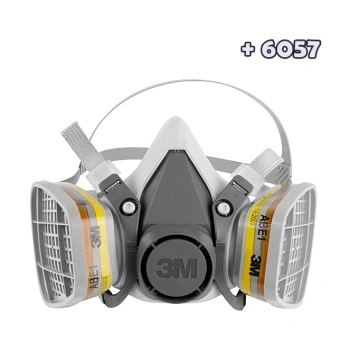 Semimasca de protectie 3M 6200 + 6057