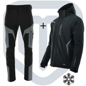 Set de lucru iarna Sara: Geaca căptușita si Pantaloni Softshell