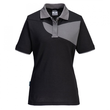 Tricou polo dama bumbac si poliester Portwest HiVis S/S PW2 - Img 1