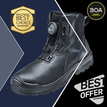 Bocanci Atlas Flash BOA S3 din piele impermeabila | Best Seller