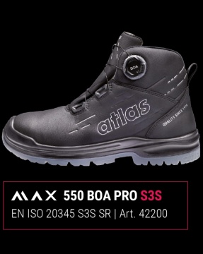 Bocanci de lucru Atlas MAX | Premium, cea mai noua gama 2026