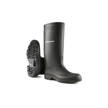 Cizme PVC Dunlop Pricemastor negru rezistent la acizi | Best Seller