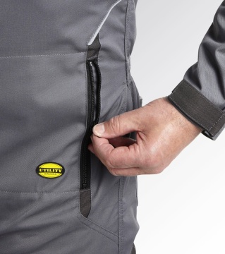 Combinezon de lucru Diadora Poly rezistent la abraziune, gri - Img 4