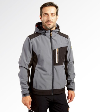 Geaca de lucru softshell Carbon Tech tip hanorac cu gluga Diadora Utility - Img 4