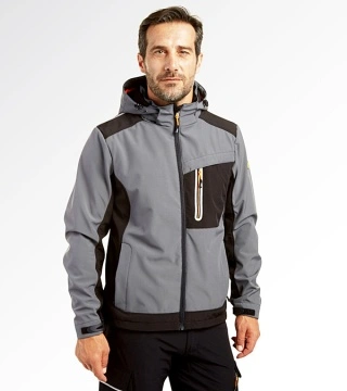 Geaca de lucru softshell Carbon Tech tip hanorac cu gluga Diadora Utility - Img 4