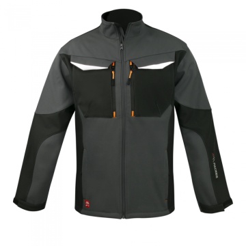 Geaca lucru sport primavara toamna Softshell neagra