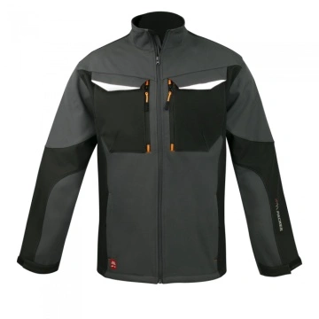 Geaca lucru sport primavara toamna Softshell neagra