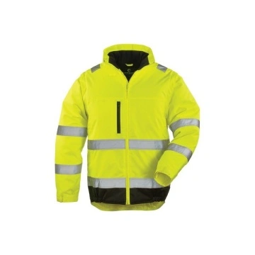 Geaca reflectorizanta 2 in 1 cu maneci detasabile rezistenta