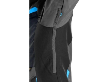 Jacheta de lucru elastica si rezistenta cu cordura, gri-neagra| CXS NAOS - Img 5