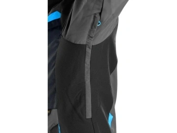 Jacheta de lucru elastica si rezistenta cu cordura, gri-neagra| CXS NAOS - Img 5