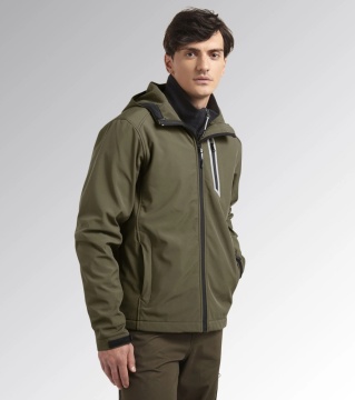 Jacheta de lucru softshell Sail cu gluga reglabila Diadora Utility
