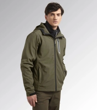 Jacheta de lucru softshell Sail cu gluga reglabila Diadora Utility