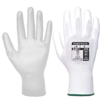 Manusi protectie nailon imersate poliuretan negru subtiri Portwest - Img 2