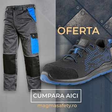 Oferta pantaloni lucru vara CXS si pantofi cu bombeu