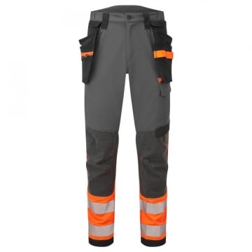 Pantalon de lucru elastici, ventilati Portwest EV4 cu buzunare multiple si Bandă reflectorizantă - Img 3