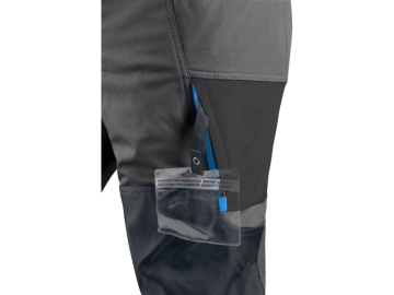 Pantaloni de lucru barbati elastici cu cordura, gri-negru | CXS NAOS - Img 3