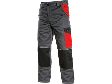 Pantaloni de lucru barbati gri/rosu CXS