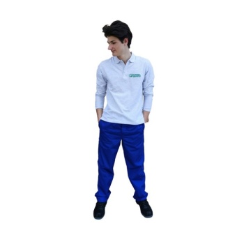 Pantaloni de lucru rezistenti la substante chimice, albastru royal